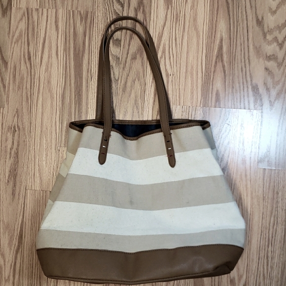 Tommy Hilfiger Handbags - Tommy Hilfiger Fall canvas Bag Stripes Earth tone